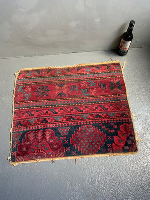 NW Indian ‘ Balouch Agra ‘ Wagrieh sample rug (80 x 69cm)