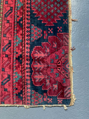 NW Indian ‘ Balouch Agra ‘ Wagrieh sample rug (80 x 69cm)