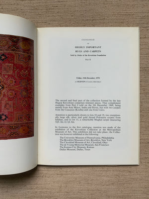 Sotheby’s Part II  (1970) Kevorkian Foundation Auction catalogue