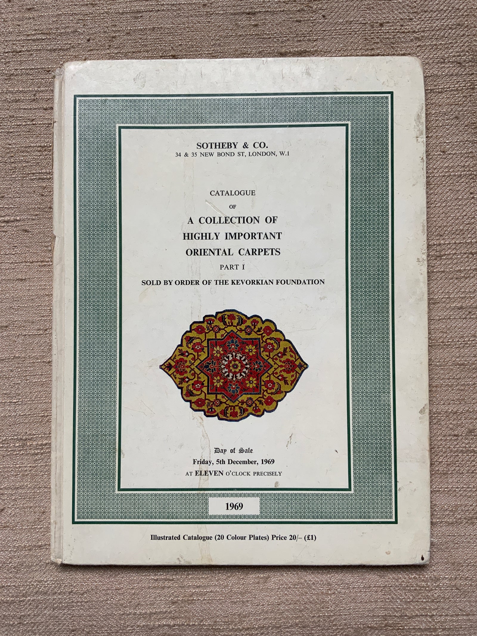 Sotheby : Collection of Highly Important Oriental Carpets Parts I & II