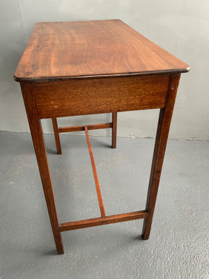 Regency single drawer mahogany table (72 x 72 x 39cm)