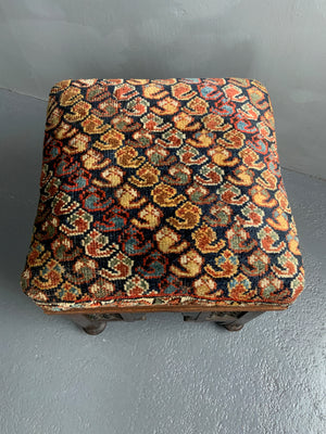 Masharea covered stool (48 x 38 x 38cm)