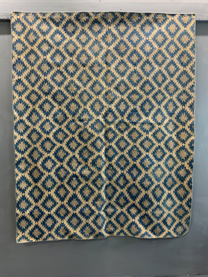 Indian cotton vintage Dhurrie (196 x 156cm)