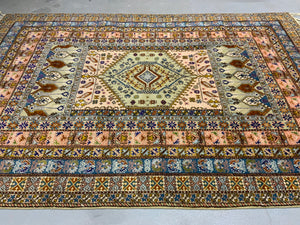 Tunisian carpet with Turko-Moroccan design (302 x 201cm)