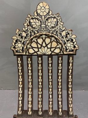 Damascus antique folding chair