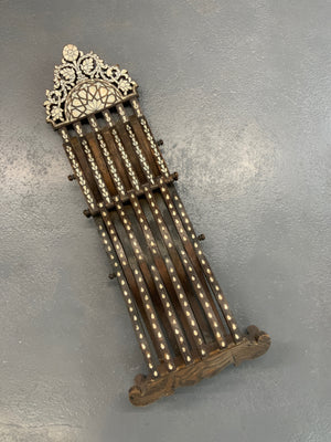Damascus antique folding chair