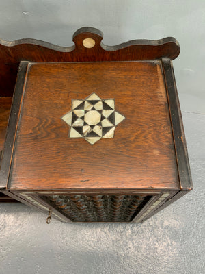 Syrian wooden wall cabinet (62 x 59 x 21cm)