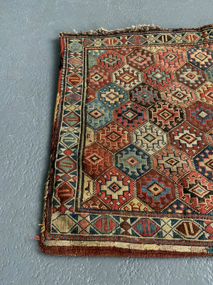 Caucasian Reverse Soumak antique bag (62 x 54cm)