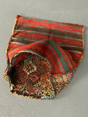 Caucasian Reverse Soumak antique bag (62 x 54cm)