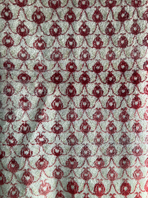 Turkish Tülü rug with pomegranate design (141 x 94cm)