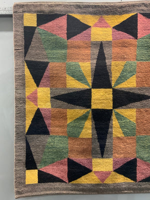 Turkish bespoke design Kasak quality rug (140 x 130cm) *new