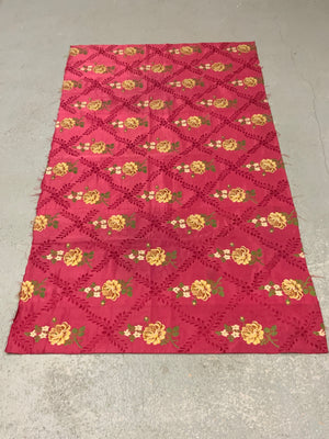 French Lyon antique silk brocade (156 x 88cm)