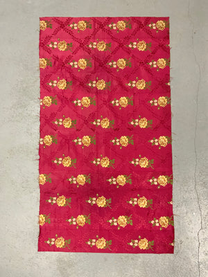 French Lyon antique silk brocade (156 x 88cm)