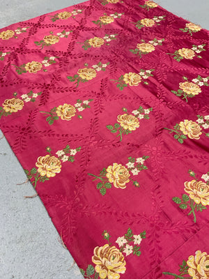 French Lyon antique silk brocade (156 x 88cm)