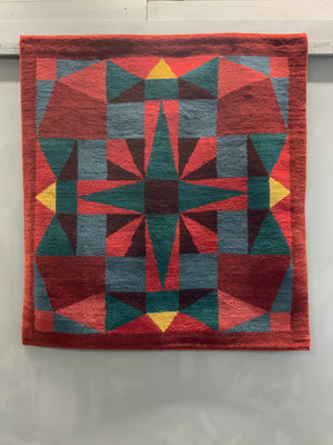 Turkish bespoke design Kasak quality rug (140 x 130cm) *new