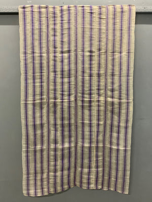 Late Ottoman striped silk (189 x 111cm)