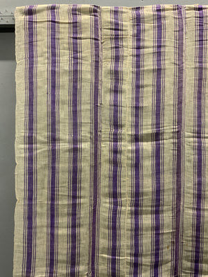 Late Ottoman striped silk (189 x 111cm)