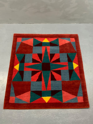 Turkish bespoke design Kasak quality rug (140 x 130cm) *new