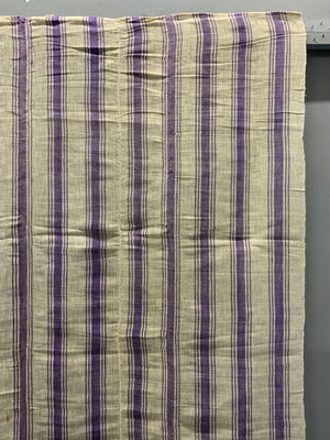 Late Ottoman striped silk (189 x 111cm)