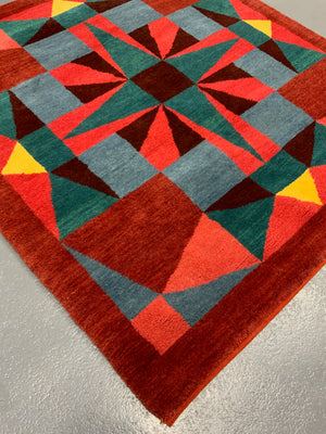 Turkish bespoke design Kasak quality rug (140 x 130cm) *new