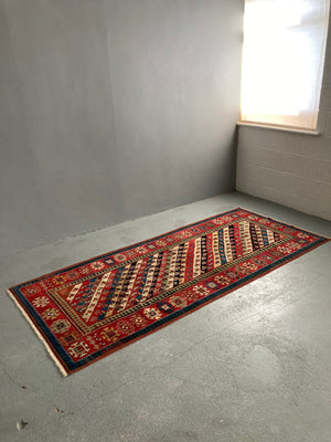 Caucasian antique Kazak Genge rug (250 x 110cm)