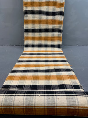 Chequered flatweave sivas divan cover (980 x 60cm)