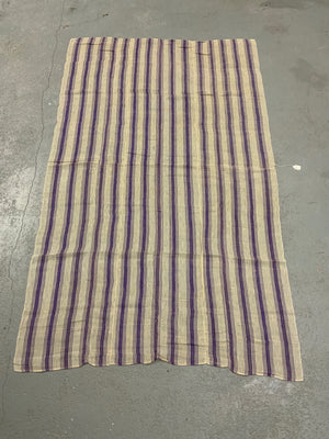 Late Ottoman striped silk (189 x 111cm)