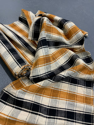 Chequered flatweave sivas divan cover (980 x 60cm)
