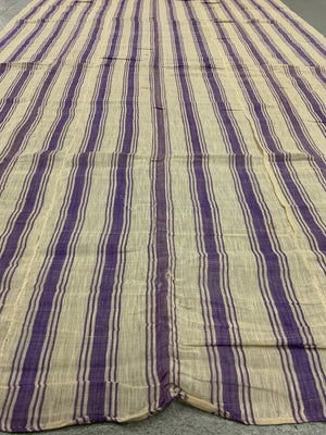 Late Ottoman striped silk (189 x 111cm)