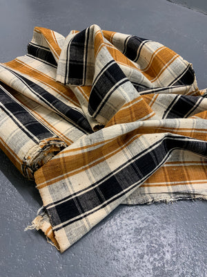 Chequered flatweave sivas divan cover (980 x 60cm)