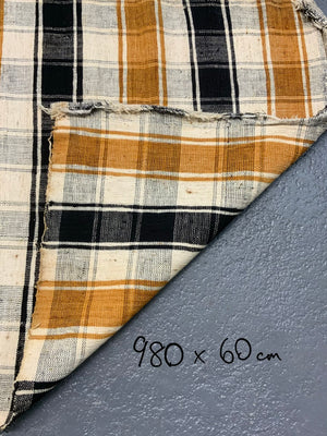 Chequered flatweave sivas divan cover (980 x 60cm)