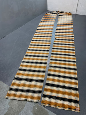 Chequered flatweave sivas divan cover (980 x 60cm)