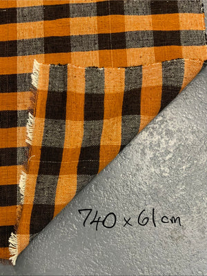 Chequered flatweave sivas divan cover (740 x 61cm)