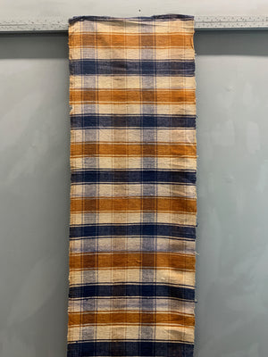 Chequered flatweave sivas divan cover (890 x 57cm)