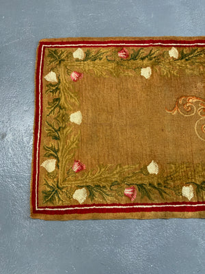 English Axminster or Exeter rug (196 x 89cm)