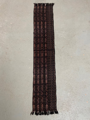 Rote cotton ikat scarf