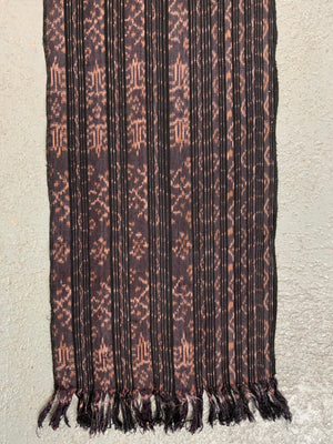 Rote cotton ikat scarf