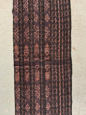 Rote cotton ikat scarf