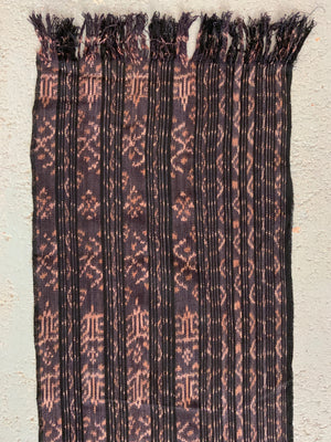 Rote cotton ikat scarf