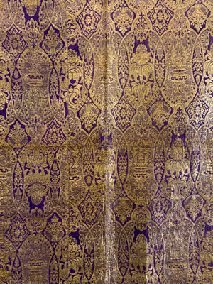 Uzbek silk brocade (104 x 74cm) *AF