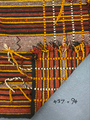 Bedouin flatweave (437 x 94cm)