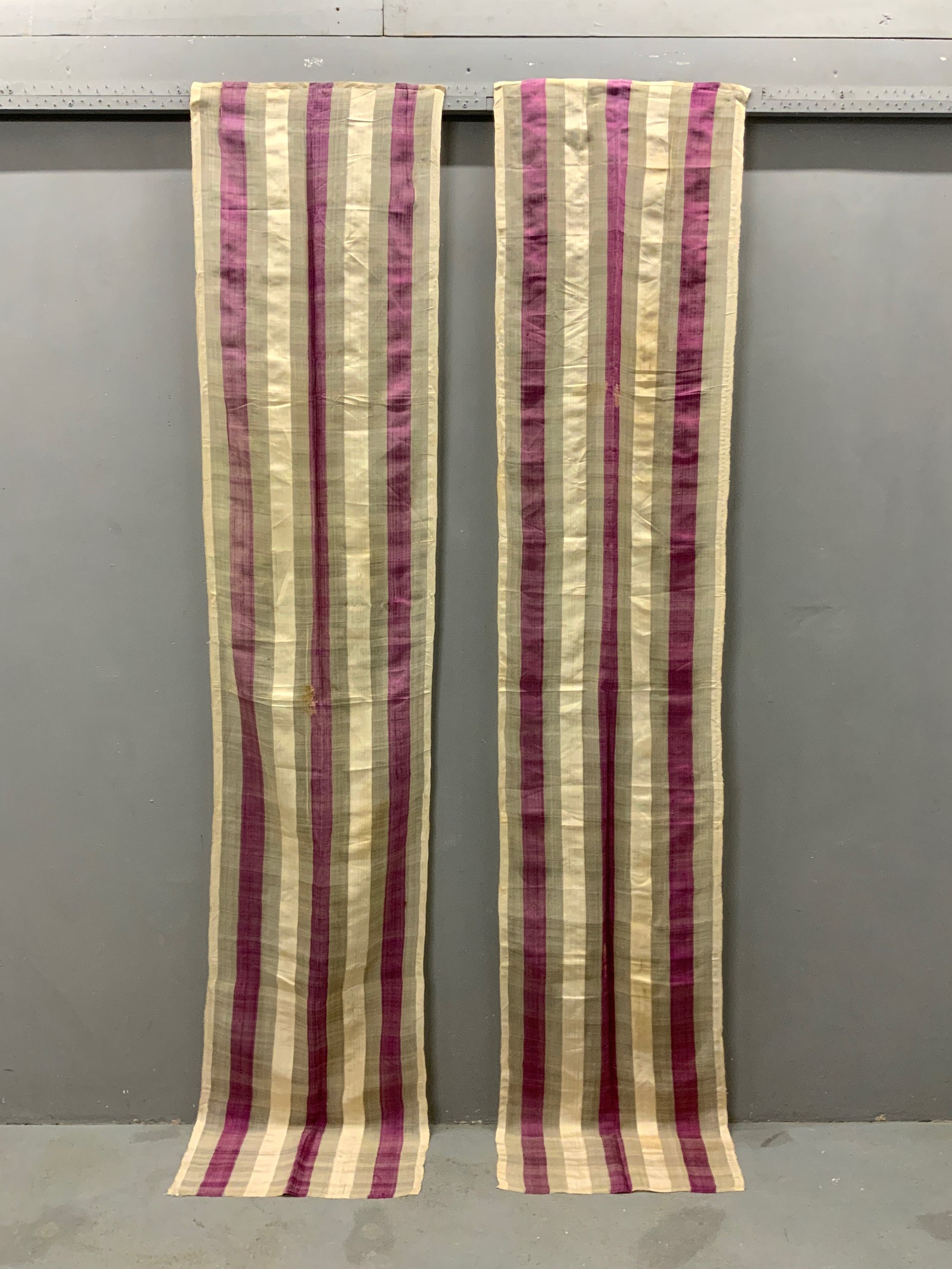 Late Ottoman fine silk gauze (260 x 56cm) [2] *AF