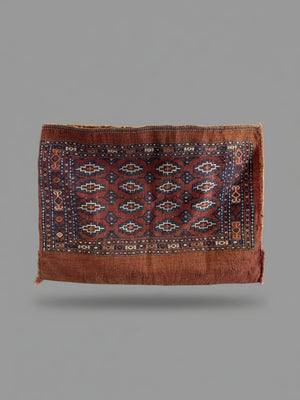 Turkmen Yomut vintage flatwaeve chuval (79 x 107cm)