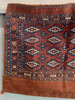 Turkmen Yomut vintage flatwaeve chuval (79 x 107cm)