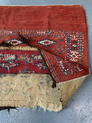Turkmen Yomut flatweave chuval (74 x 112cm)