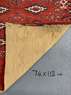 Turkmen Yomut flatweave chuval (74 x 112cm)