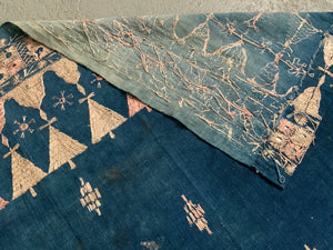 Indian Punjab Sindh antique phulkari fragment (112 x 59cm)