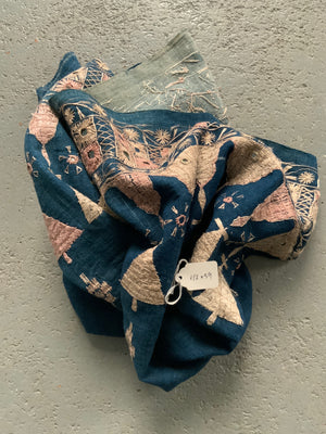 Indian Punjab Sindh antique phulkari fragment (112 x 59cm)