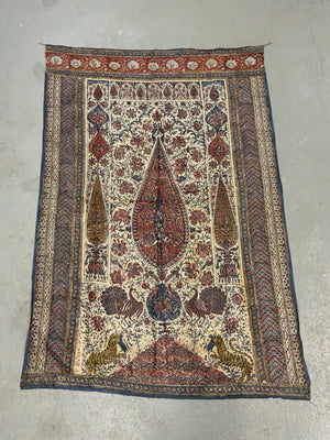 SE Indian antique Kalamkari Palampore hanging (176 x 122cm)
