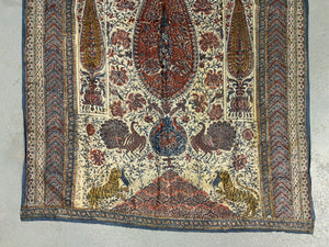 SE Indian antique Kalamkari Palampore hanging (176 x 122cm)